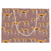 Wild Antelope Animal Pattern Groot Cadeauzakje (Achterkant)