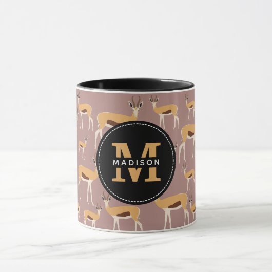 Wild Antelope Animal Pattern Mok (Midden)