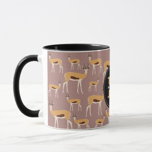 Wild Antelope Animal Pattern Mok (Links)