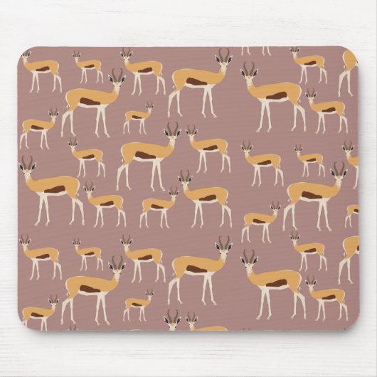 Wild Antelope Animal Pattern Muismat (Voorkant)