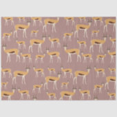Wild Antelope Animal Pattern Tissuepapier (Voorkant)