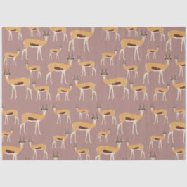 Wild Antelope Animal Pattern Tissuepapier
