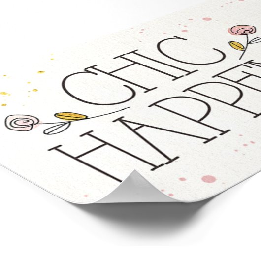 Wild Apple | Afbeelding gebeurt - Mode prijsopgave Poster (Hoek)