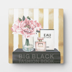 Wild Apple   Boek met grote Mode - gestreept Fotoplaat