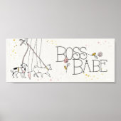 Wild Apple | Boss Babe - Modern Sketch Poster (Voorkant)