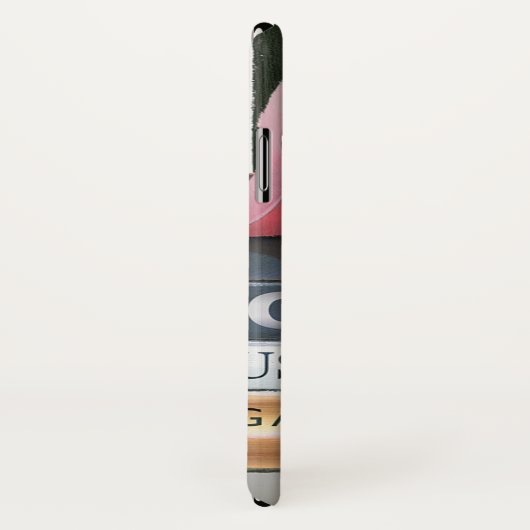 Wild Apple | Coupure stripes — schoenen en tas Case-Mate iPhone Case (Achterkant / rechts)