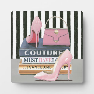 Wild Apple   Coupure stripes — schoenen en tas Fotoplaat