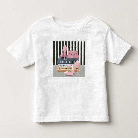 Wild Apple | Coupure stripes — schoenen en tas Kinder Shirts (Voorkant)