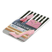 Wild Apple | Coupure stripes — schoenen en tas Magneet (Linkerzijde)