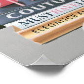 Wild Apple | Coupure stripes — schoenen en tas Poster (Hoek)