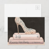 Wild Apple | Elegant High Hiel Mode Briefkaart (Voorkant / Achterkant)