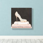 Wild Apple | Elegant High Hiel Mode Canvas Afdruk (Insitu (Houten vloer))