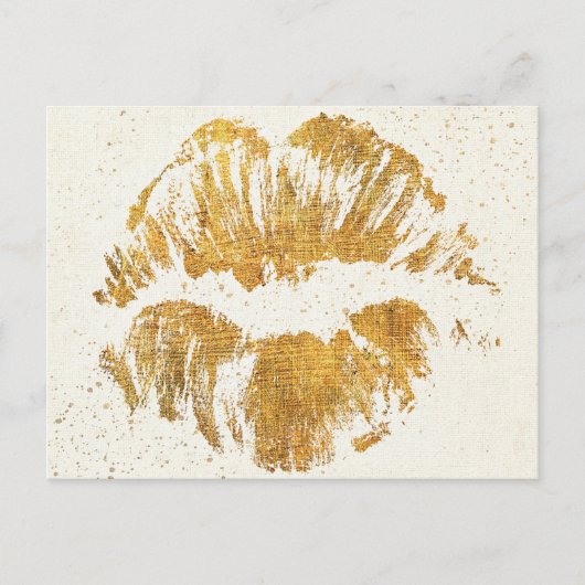 Wild Apple | Elegant Stylish Kiss Briefkaart (Voorkant)