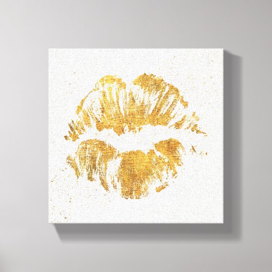 Wild Apple | Elegant Stylish Kiss Canvas Afdruk (Voorkant)