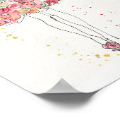 Wild Apple | Glamoureus Floral Dress Sketch Poster (Hoek)