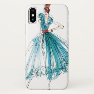 Wild Apple Haute Couture Mode Sketch Case-Mate iPhone Case