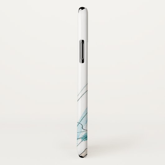 Wild Apple | Haute Couture Mode Sketch Case-Mate iPhone Case (Achterkant / rechts)