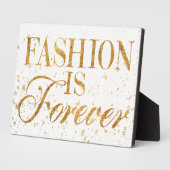 Wild Apple | Mode is altijd het meisjescitaat Fotoplaat (Zijkant)