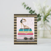 Wild Apple | Ooh La La - Glamoureus Stiletto Briefkaart (Staand voorkant)