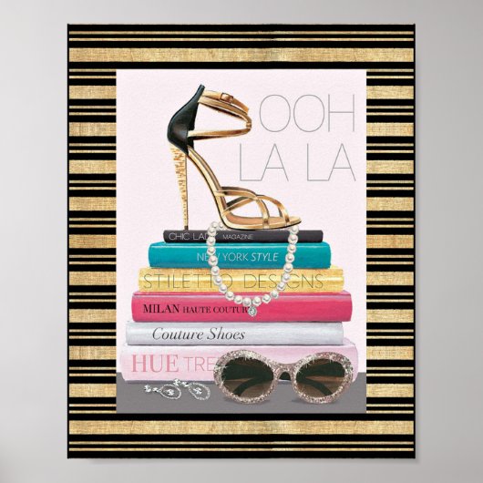Wild Apple | Ooh La La - Glamoureus Stiletto Poster (Voorkant)