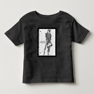 Wild Apple Posh - Edgy Sketch Kinder Shirts