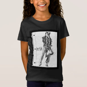 Wild Apple Posh - Edgy Sketch T-shirt