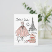 Wild Apple | Stijl Mode week Parijs Briefkaart (Staand voorkant)