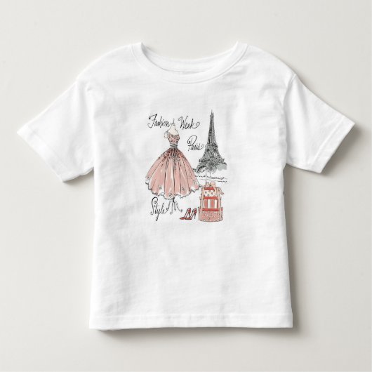 Wild Apple | Stijl Mode week Parijs Kinder Shirts (Voorkant)