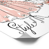 Wild Apple | Stijl Mode week Parijs Poster (Hoek)