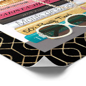 Wild Apple | Stijlpictogram - Gold Stiletto Poster (Hoek)