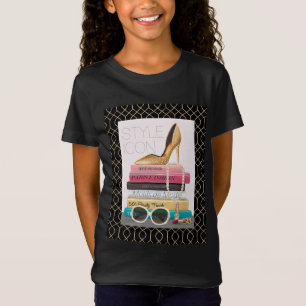 Wild Apple   Stijlpictogram - Gold Stiletto T-shirt