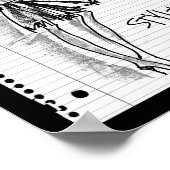 Wild Apple | Stijlpictogram - Moderne schets Poster (Hoek)