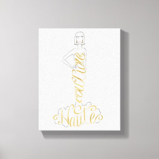 Wild Apple | Stijlvolle Gezegden - Couture Haute D Canvas Afdruk (Voorkant)