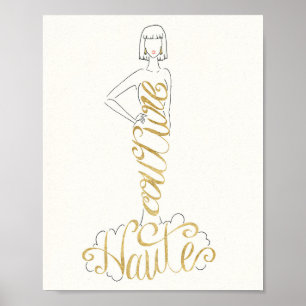 Wild Apple   Stijlvolle Gezegden - Couture Haute D Poster