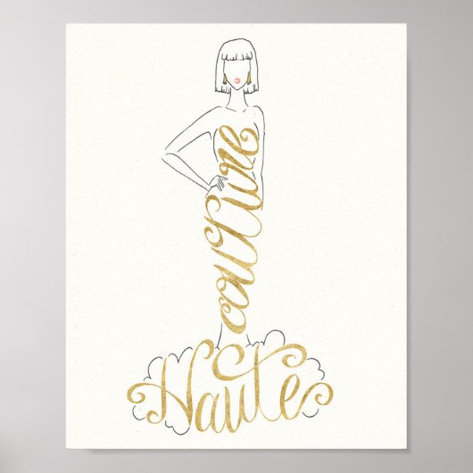 Wild Apple | Stijlvolle Gezegden - Couture Haute D Poster (Voorkant)