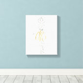 Wild Apple | Stijlvolle Gezegden - Kantooruitgang Canvas Afdruk (Insitu (Houten vloer))