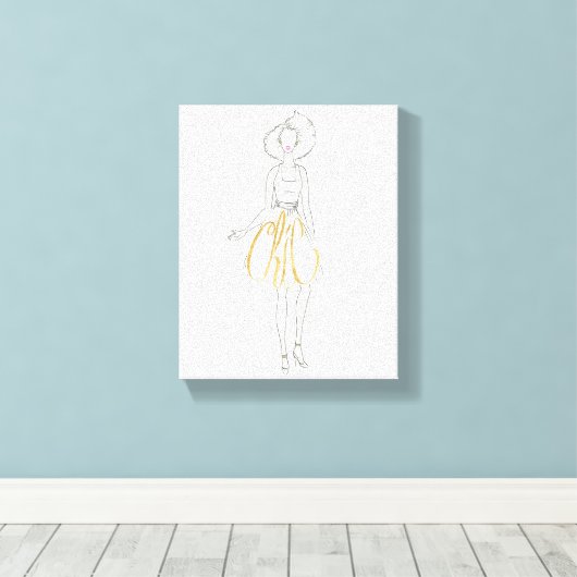 Wild Apple | Stijlvolle Gezegden - Kantooruitgang Canvas Afdruk (Insitu (Houten vloer))