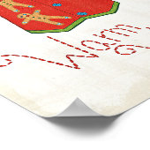 Wild Apple | Warm Wishes - Gingerbrood Man Poster (Hoek)