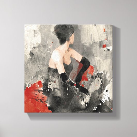 Wild Apple |  Waterverf Vrouw Canvas Afdruk (Voorkant)