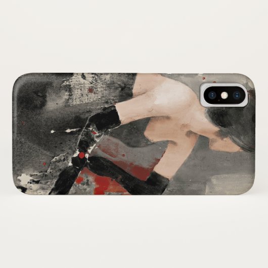 Wild Apple |  Waterverf Vrouw Case-Mate iPhone Case (Achterkant (horizontaal))