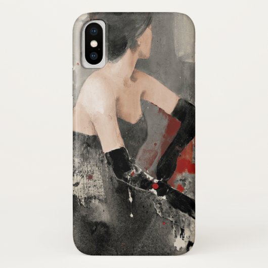 Wild Apple |  Waterverf Vrouw Case-Mate iPhone Case (Achterkant)