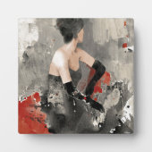 Wild Apple |  Waterverf Vrouw Fotoplaat (Voorkant)