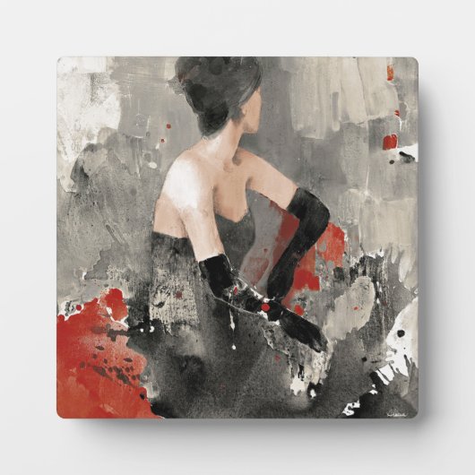 Wild Apple |  Waterverf Vrouw Fotoplaat (Voorkant)