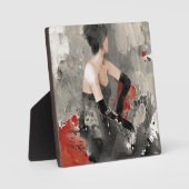 Wild Apple |  Waterverf Vrouw Fotoplaat (Voorkant)