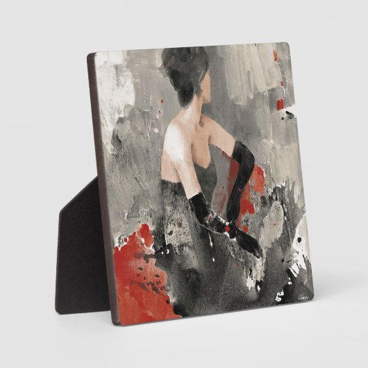 Wild Apple |  Waterverf Vrouw Fotoplaat (Voorkant)