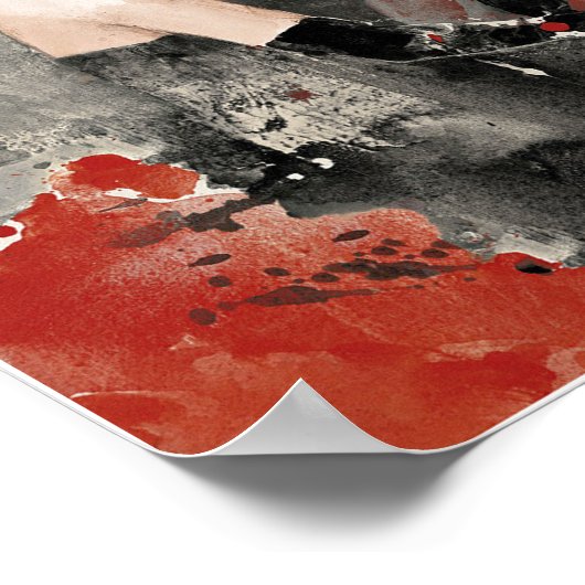 Wild Apple |  Waterverf Vrouw Poster (Hoek)