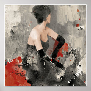 Wild Apple    Waterverf Vrouw Poster