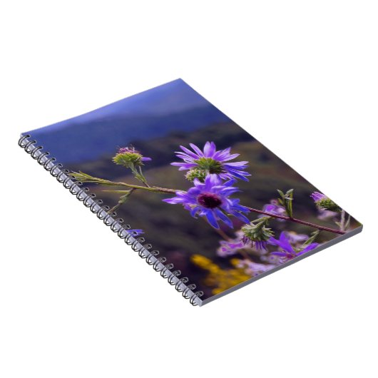 Wild Asters notebook Notitieboek (Rechterzijde)