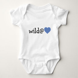 Wild at Heart - Baby Blue Hart Romper