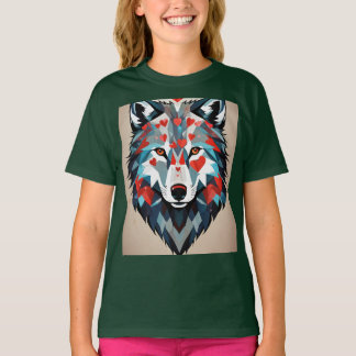 Wild at Heart beroemd gemaakt door Wolf Love T-shirt